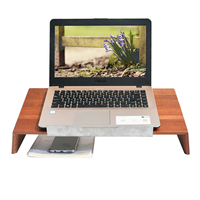 Nuevo diseño multifuncional oficina en casa Sapele madera portátil ordenador escritorio almacenamiento para sofá Mesa, bambú LaptopDesk