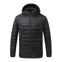 Usine en gros transfrontalier nouveau manteau en coton à capuche pour hommes vingt-une-zone chauffage vingt-une-zone chaud pour couple en plein air