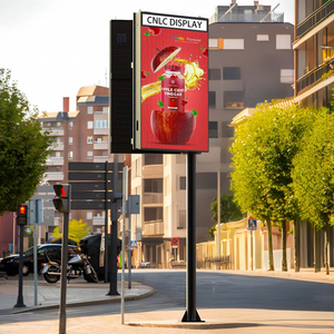 Écran LED à double face rotatif à 60 degrés, résistant au vent, pas de pixel de 2,9 mm pour la promotion en bord de route - Product Image 1