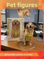 Personnalisation de photos, figurine réaliste faite à la main, impression 3D d'animaux de compagnie, poupée IA, cadeau, service d'impression 3D PVC personnalisé
