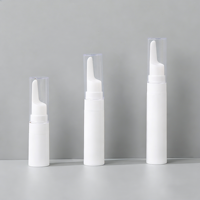 Flacon cosmétique de luxe cylindrique 5ml 10ml 15ml pour crème contour des yeux, applicateur sans air en plastique, flacon à bille en acier inoxydable pour huile essentielle