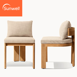 Meubles <span class=keywords><strong>de</strong></span> jardin <span class=keywords><strong>de</strong></span> luxe modernes en bois Table à manger et chaises longues Ensemble <span class=keywords><strong>de</strong></span> table <span class=keywords><strong>de</strong></span> jardin en teck <span class=keywords><strong>pour</strong></span> hôtel Patio <span class=keywords><strong>Balcon</strong></span> - Product Image 2