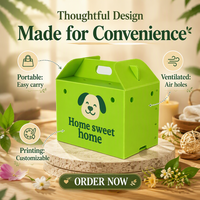 Corplast ventilé pour matériaux recyclés, boîte à fruits et légumes empilable, lavable, résistante à l'humidité pour produits frais