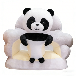 Asiento de aprendizaje para bebés con diseño de panda personalizado, sofá de peluche para bebés con diseño de panda, silla de apoyo para sentarse para bebés, asiento de peluche para bebés con diseño de panda - Product Image 1