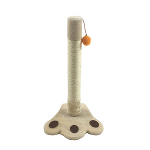 अनुकूलित उच्च गुणवत्ता वाले नए खिलौने हैममॉक लक्जरी बिल्ली खरोंच पोस्ट ट्री लंबी टॉवर लाउंज घर सिसल कपड़े बिल्ली खरोंच - Product Image 6