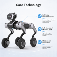 Robot Cuadrúpedo MagicDog-W SLAM con Mapeo y LiDAR Livox Mid-360, Robot Perro de Cuatro Patas para Cruzar Obstáculos en Todo Tipo de Terreno