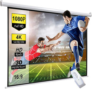 <span class=keywords><strong>Écran</strong></span> de Projection arrière <span class=keywords><strong>motorisé</strong></span> 120 pouces 16:9 électrique pour projecteurs LED LCD HD 4K - Product Image 5
