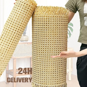 Fast Delivery Handmade Non-toxic Rattan Mesh Roll Webbing Cane Ratan Natural For Rattan Wardrobe