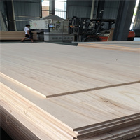 Panneaux de bois massif en Paulownia, collés sur le bords, pour la fabrication de meubles