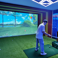 Simulateur de sport, simulateur de golf, fabricant de jeux sportifs, aire de jeux intérieure, parc d'attractions