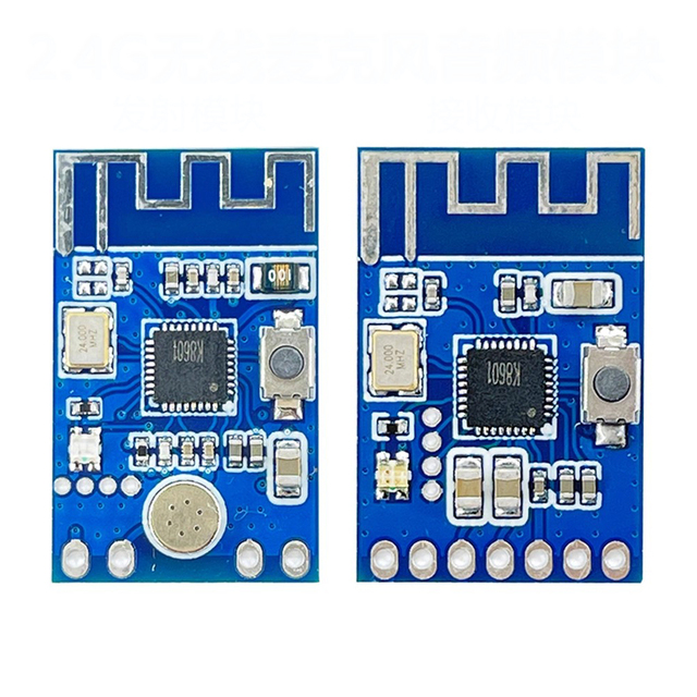2.4G Wireless Microphone Audio signal Receiving and Transmitting Module Wireless Transmission Distance 20-30 Meters DC5V