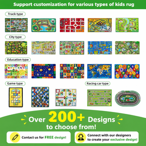 <span class=keywords><strong>Tapis</strong></span> de jeu pour enfants imprimé sur mesure, <span class=keywords><strong>tapis</strong></span> de jeu éducatif pour bébé pour la décoration de la chambre des tout-petits et les <span class=keywords><strong>jeux</strong></span> interactifs parent-enfant - Product Image 5