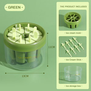 JAYA 6 Parça Yeniden Kullanılabilir Silikon Buzlu Dondurma Kalıbı Kolay Çıkartılabilir Bulaşık Makinesinde Yıkanabilir Ev Yapımı Dondurma Kalıpları Çubuklar ve Saklama Kabı ile - Product Image 6