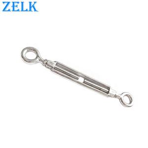 Turnbuckle ZELK <span class=keywords><strong>Rigging</strong></span> Screw, Baja Anti Karat AISI316/304 Poles Tinggi, Tipe Eropa, Mata Terbuka, Ukuran Imperial - Product Image 3