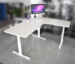 Tùy chỉnh 3 chân l-loại điện nâng bàn chân lớn lớp góc máy tính bàn khung thông minh nâng bàn văn phòng - Product Image 2