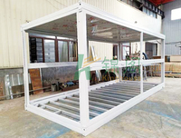 Maison conteneur pliable de 20 pieds, idéale pour l'extérieur, prévente, livraison gratuite
