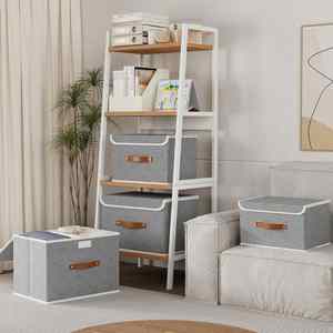 Foldable Wardrobe Storage Organizer with Lid for Closet Organization Closet Organization - Product Image 3