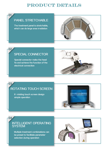 ความยาวคลื่นคู่ที่มีประสิทธิภาพ (เช่น อุปกรณ์บำบัดด้วยแสง LED 633nm+850nm) รุ่น KN-7000A สำหรับการฟื้นฟูผิวหลัง<span class=keywords><strong>เลเซอร์</strong></span>หรือการผ่าตัด - Product Image 6