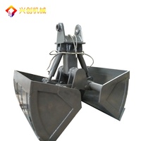 Bucket Excavator Alat Berat Konstruksi Warna Kuning 2544mm Bukaan Rahang Maksimal