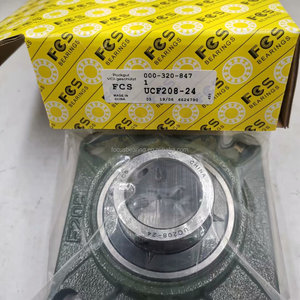 Unidad de Rodamiento de Bolas con Brida Cuadrada Chumaceras UCF208 UC208 con Tornillo de Fijación F208, Carcasa de Hierro Fundido - Product Image 5