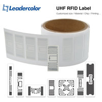 Etiqueta RFID de Largo Alcance con Chip U8/U9, Frecuencia de 860-960 MHz, Etiqueta RFID UHF de Papel PP para Rastreo de Activos