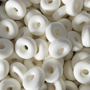 Kit de Pintura para Colorear DIY de Donuts Blancos Puros sin Decoración, Juguetes Educativos para el Curso de Concienciación Alimentaria, Accesorios de Enseñanza al por Mayor de 8.5CM - Product Image 4