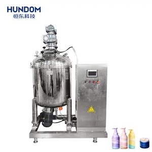 500 liter high viscosity face lotion mixing tank emulsifier hand gel mixer mayonnaise making machine