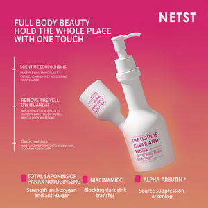 Lotion pour le corps de marque privée pour l'élasticité éclaircissante hydratante en profondeur Nicotinamide <span class=keywords><strong>lait</strong></span> éclaircissant thé vert Niacinamide OEM - Product Image 3