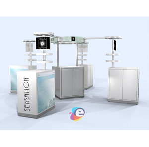 אולם תצוגה לרכב מעמד אחסון גלגלי משאית מתכוונן מתכת 4 מדפי תצוגה לצמיגי רכב OEM - Product Image 6