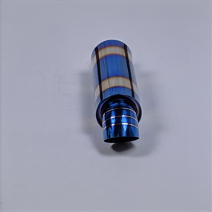 ท่อไอเสียรถจักรยานยนต์ชุบสีน้ำเงินขายส่งจากโรงงาน ขนาด 51 มม. แบบปลายเปิด ท่อไอเสียรถจักรยานยนต์ ยี่ห้อ <span class=keywords><strong>Daeng</strong></span> - Product Image 5