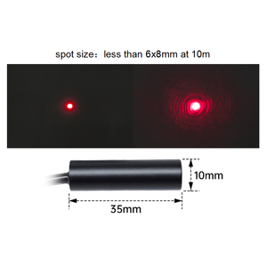 New <strong>Compact</strong> Red Dot Laser Module 638nm D10mm 10mW 20mW 30mW 50mW 100mW 3V 5V High-Accuracy Industrial Grade for Positioning - Product Image 2