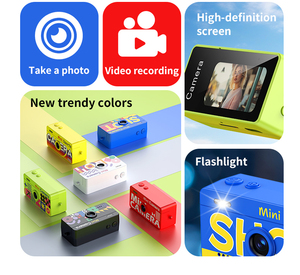 Câmera Mini DV M9por HD 1080p, Câmera Digital de Projeção para Esportes com Plástico ABS, Impressão de Fotos, Ângulo Lateral de 180 Graus para Crianças - Product Image 4
