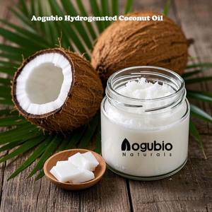 Aogubio Private Label Vegan 100% olio di cocco biologico idrogenato di alta qualità idrogenato olio di cocco - Product Image 5