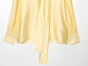 TAOP&ZA <span class=keywords><strong>Camicia</strong></span> da <span class=keywords><strong>Donna</strong></span> a Maniche Lunghe <span class=keywords><strong>con</strong></span> Fiocco, Stile Casual e Versatile Europeo e Americano, Nuova Collezione Primavera 2026 - 4786024 - Product Image 6