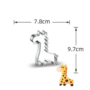 Qualité alimentaire mignon dessin animé Animal emporte-pièce timbre Cortapatas pour enfants bricolage Biscuit gâteau métal moule accessoires de cuisson - Product Image 6