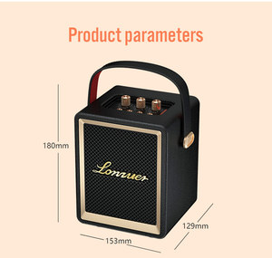 Caixa de Som Bluetooth HiFi com Som Claro, Estéreo Sem Fio, Graves Potentes, Compacta para Festas em Casa, BT 5.<span class=keywords><strong>3</strong></span>, Saída de 30W, Bateria de 5000mAh - Product Image 2