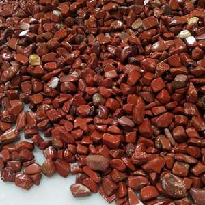 Piedra de jaspe limpia natural Forma irregular Ágata de sangre Piedra de decoración de cristal crudo - Product Image 5