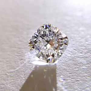 Def Vs CVD Diamond Certified Cushion Polished Created Diamond 9mm 3ct Lab Grown Diamond