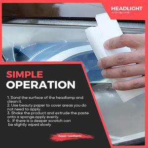 NIKELIANG 2024 Fluido Reparador y Abrillantador de Faros de Coche 100ml Limpiador de Cuero Restaurador de Brillo - Product Image 5