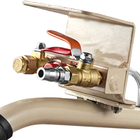 Cric pneumatique 3 tonnes Triple Bag Air Jack Cric pneumatique de voiture-Longue poignée pliante réglable