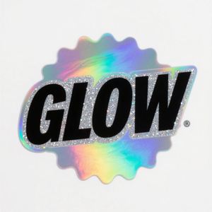 UV Resist Waterproof Rainbow Silver Laser Hologram <b>Sticker</b> Label Custom <b>Logo</b> Die Cut Glitter Holographic <b>Sticker</b> - Product Image 1