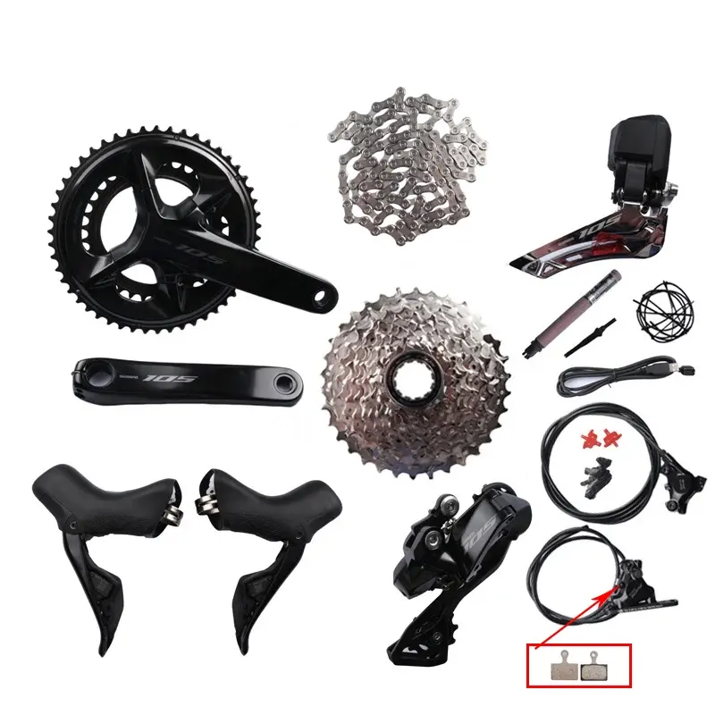 Shimano R7170 R7100 2×12S Di2 Straßengruppe M7100 Kette R7150 Heckschlittenfänger R7100 Kassette 11-34T/11-36T 170 MM 172.5 MM 175 MM