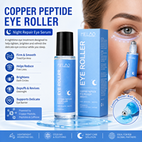 Sérum Contour des Yeux OEM GHK-Cu Peptide de Cuivre et Caféine en Roll-on – Anti-âge, Raffermissant, Éclaircissant, Répare Cernes, Poches et Rides