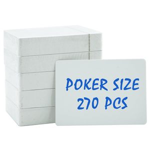 การ์ดเปล่าสำหรับพิมพ์ การ์ดเกมเปล่าสีขาว การ์ดเปล่าสำหรับเขียนเพื่อการศึกษา ใส่ความคิดเห็น เขียนและวาดภาพ - Product Image 1