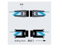 2025 Nieuwe Hot Sale Schuifdeur Glazen Douchehoes PVC Doorvoerstrip Magnetische Afdichtingsstrips voor Aluminium Frame