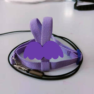 Kingtale Set tali dan kekang Nuri peoni tali terbang dapat diatur kustom untuk tali jalan-jalan burung - Product Image 6