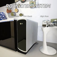 Filtro de Agua de Ósmosis Inversa Eléctrico de 4 Etapas con Monitoreo de TDS, Gran Flujo, Sin Tanque, de Plástico, para Uso Doméstico y Exterior
