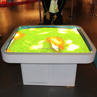 Table de sable magnétique interactive avec projection AR pour enfants, système de table de sable numérique pour l'éducation et l'apprentissage scientifique en intérieur