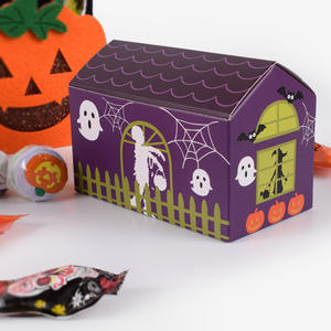Cajas de Galletas Creativas y Divertidas para Fiestas de Halloween, Cajas de Regalo de Dulces y Golosinas, Caja de Papel para Envolver Regalos de Halloween - Product Image 2