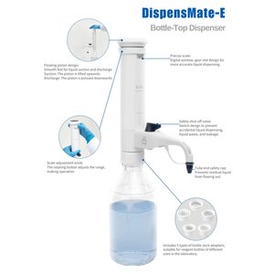 XZ <b>LAB</b> DispensMate Bottle Top Dispenser 0.5-5ml Chemical Handling <b>Lab</b> Equipment - Product Image 4